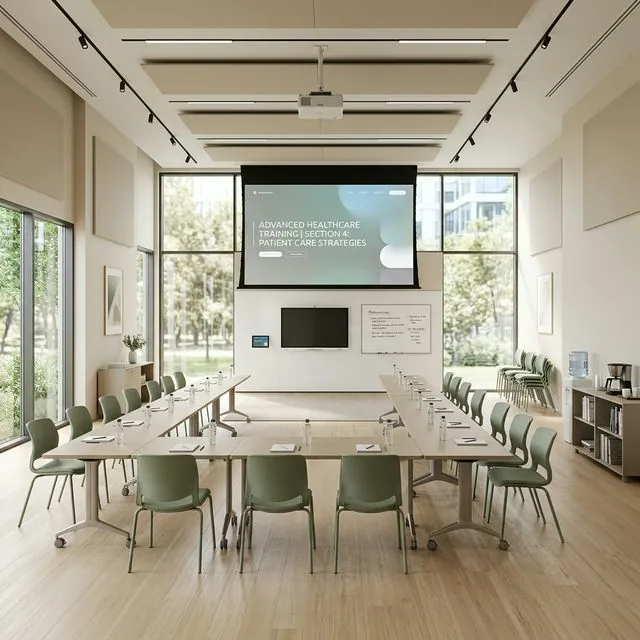 Sala de treinamentos e workshops